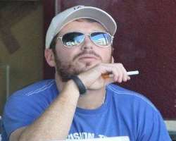 Kevin Connolly smoking